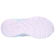 Skechers Bungee And Strap Sneaker W/ Multi Print & Sparkle Mesh Upper